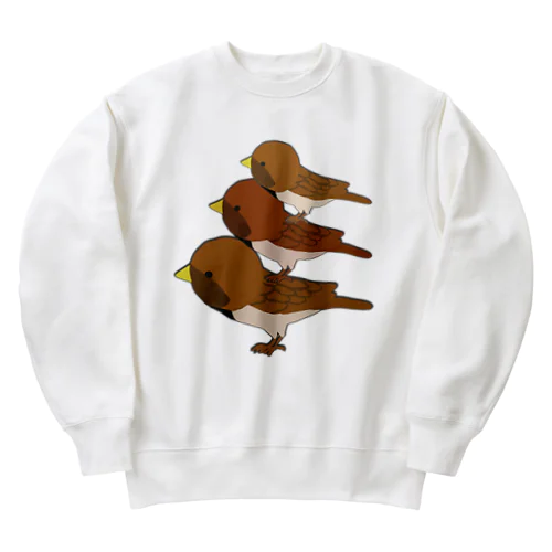 すずめタワー Heavyweight Crew Neck Sweatshirt