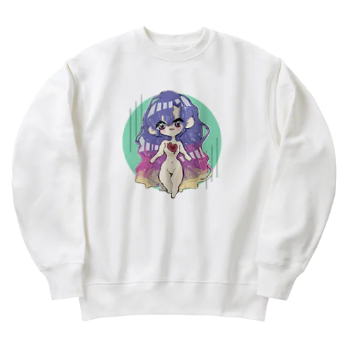 heart Heavyweight Crew Neck Sweatshirt