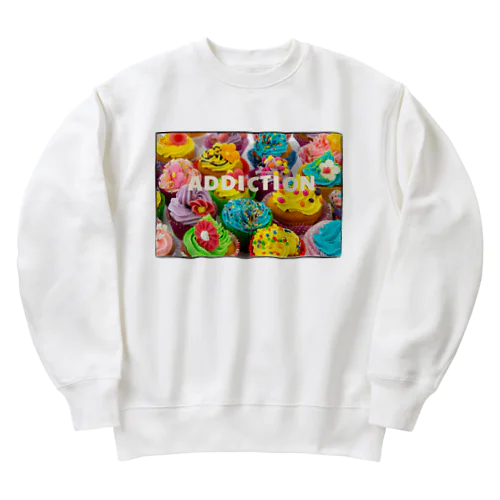 カップケーキ中毒アディクション Heavyweight Crew Neck Sweatshirt