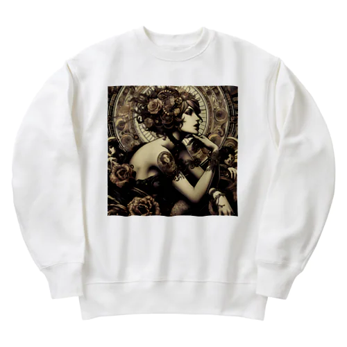 現代のアプローチ Heavyweight Crew Neck Sweatshirt