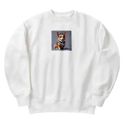 おしゃれコーギー Heavyweight Crew Neck Sweatshirt