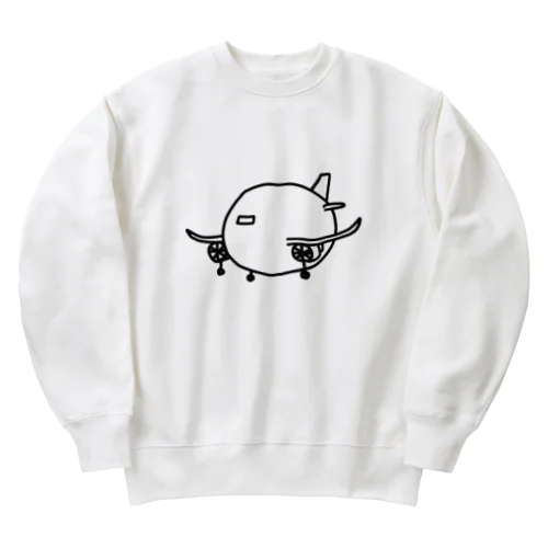 双発機 Heavyweight Crew Neck Sweatshirt