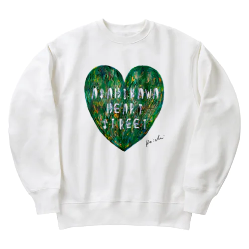 ASAHIKAWA HEART STREET Heavyweight Crew Neck Sweatshirt