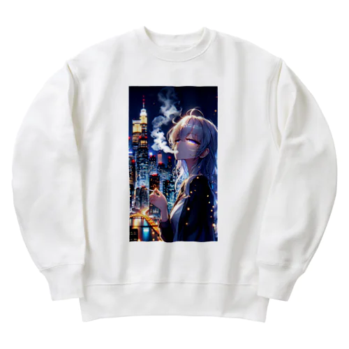 白髪お姉さん Heavyweight Crew Neck Sweatshirt