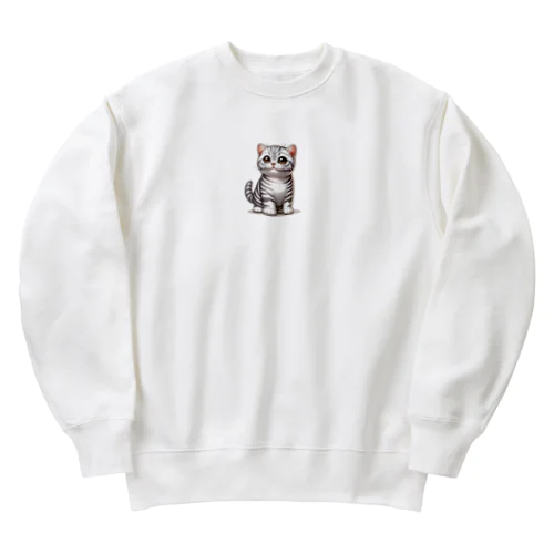 アメリカンショートヘアー Heavyweight Crew Neck Sweatshirt