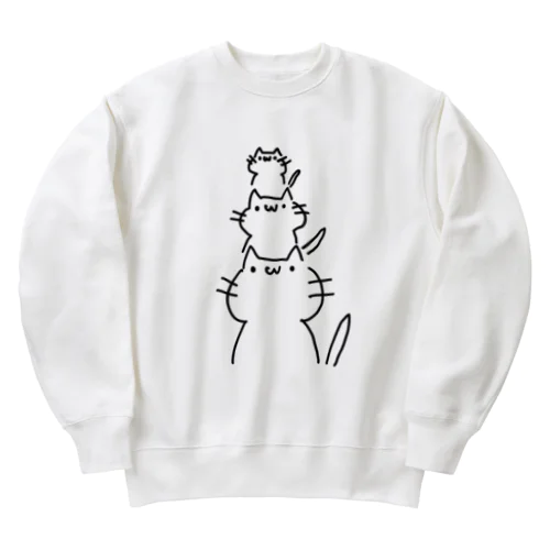 ねこの日常　そのいち Heavyweight Crew Neck Sweatshirt