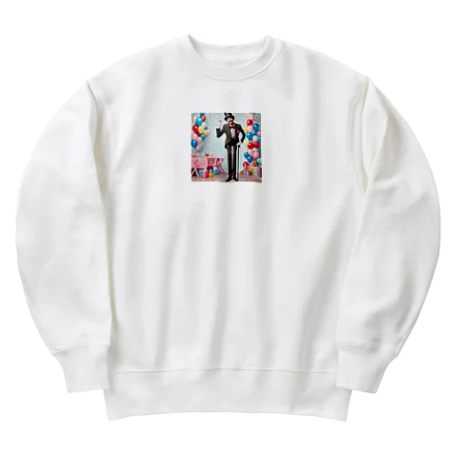 足長ジェントルマン Heavyweight Crew Neck Sweatshirt