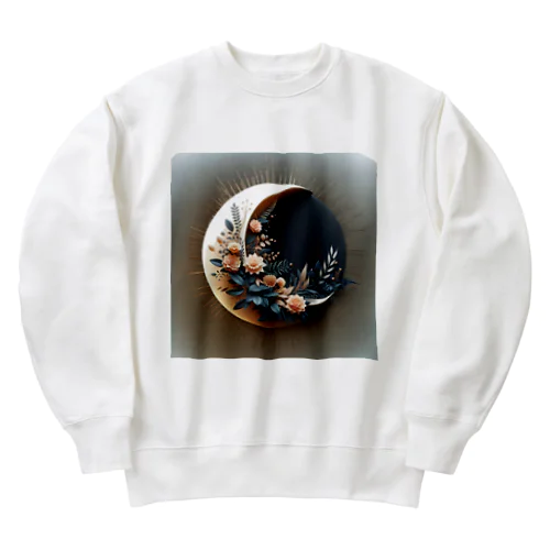 月の中の光 Heavyweight Crew Neck Sweatshirt