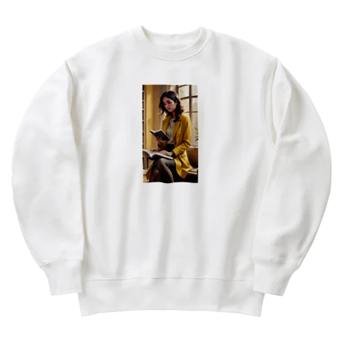 図書館で Heavyweight Crew Neck Sweatshirt