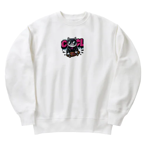 COOL　CAT 1 Heavyweight Crew Neck Sweatshirt