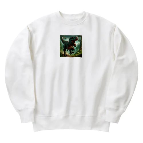 りあるティラノ② Heavyweight Crew Neck Sweatshirt