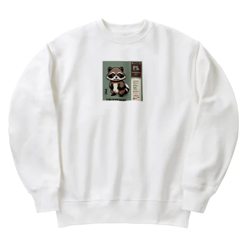 ミドリのたぬき Heavyweight Crew Neck Sweatshirt