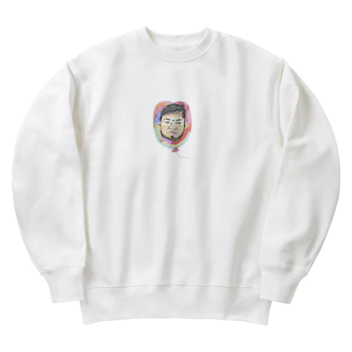 ひげもみあげバルーン Heavyweight Crew Neck Sweatshirt