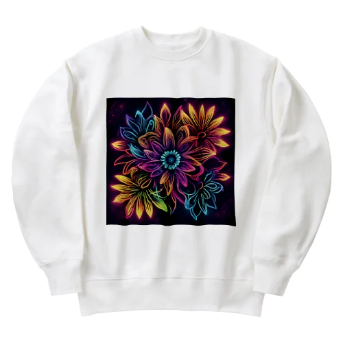 ネオンフラワー Heavyweight Crew Neck Sweatshirt