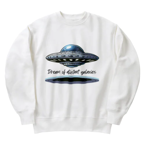 宇宙冒険UFO 01 Heavyweight Crew Neck Sweatshirt