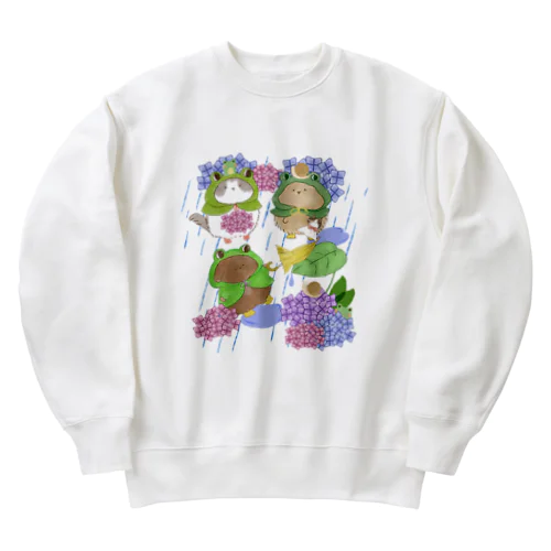 6月　土砂降りの日 Heavyweight Crew Neck Sweatshirt