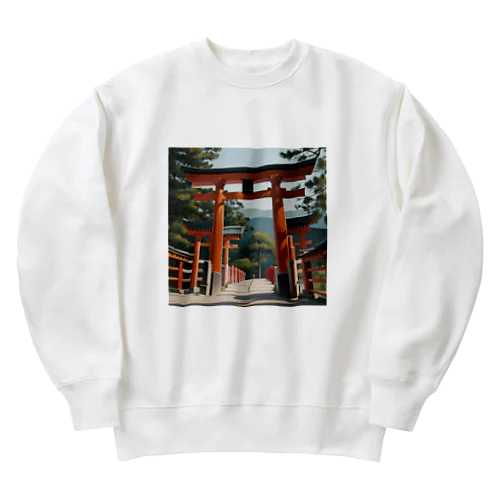 鳥居 Heavyweight Crew Neck Sweatshirt