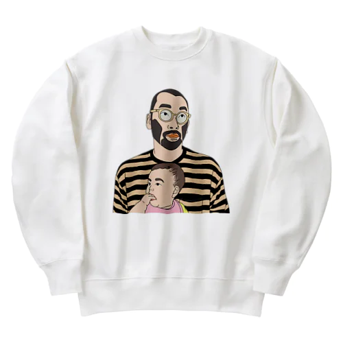 坊主くんと赤ちゃん、過去編 Heavyweight Crew Neck Sweatshirt