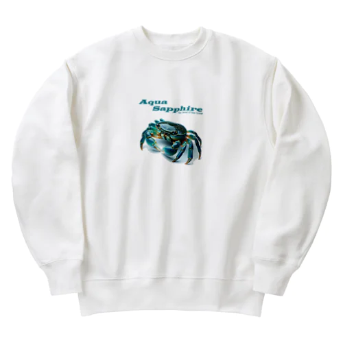 Aqua Sapphire Ⅱ Heavyweight Crew Neck Sweatshirt