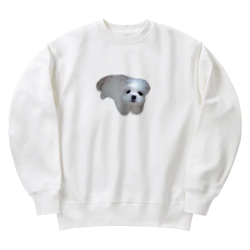 ミルクが家族になった日🐶 Heavyweight Crew Neck Sweatshirt