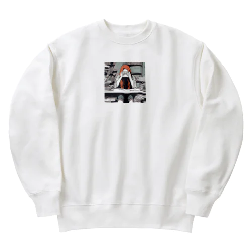 悲壮感 Heavyweight Crew Neck Sweatshirt