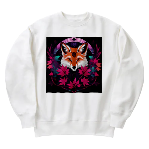 狐と紋様 Heavyweight Crew Neck Sweatshirt