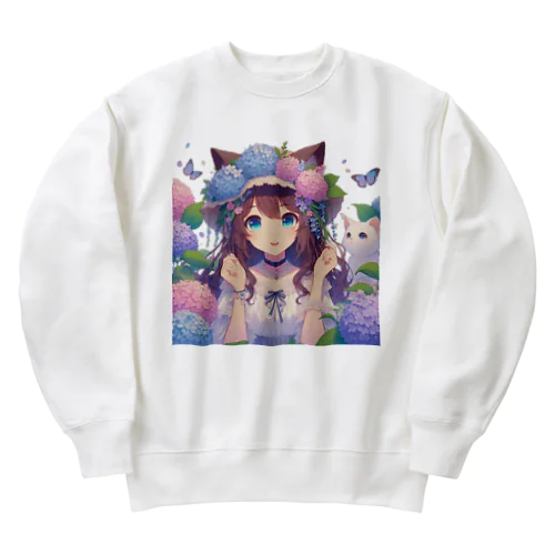 ねこニコばん Heavyweight Crew Neck Sweatshirt