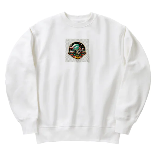 宇宙最強の存在、エイリアン Heavyweight Crew Neck Sweatshirt