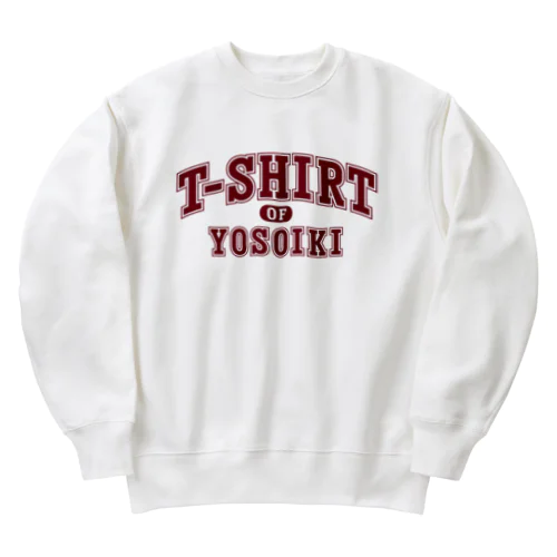 よそいきのTシャツ　エンジ Heavyweight Crew Neck Sweatshirt