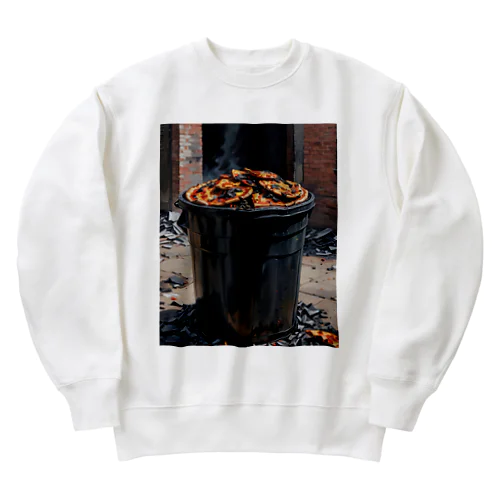 ピザよりdeath Heavyweight Crew Neck Sweatshirt