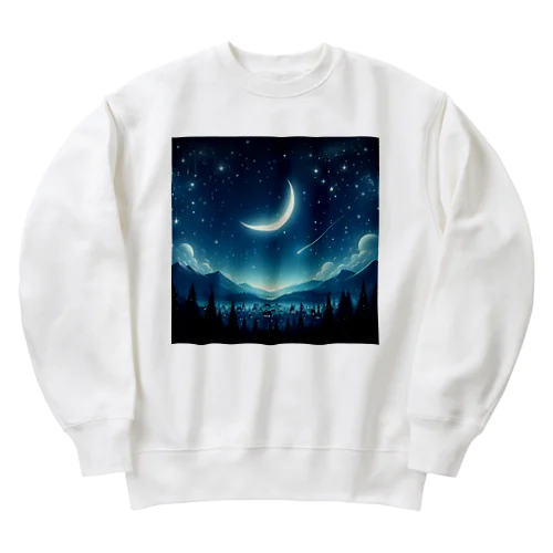 「星空」グッズ Heavyweight Crew Neck Sweatshirt