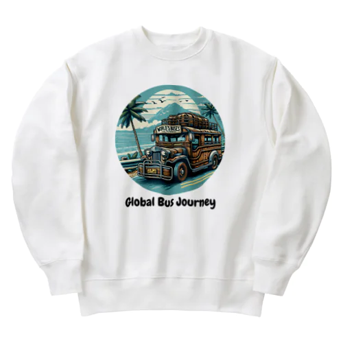 ヴィンテージ バス Heavyweight Crew Neck Sweatshirt