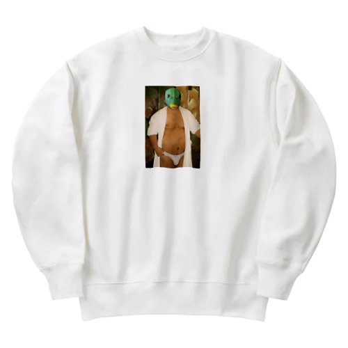 半魚人２号くん Heavyweight Crew Neck Sweatshirt