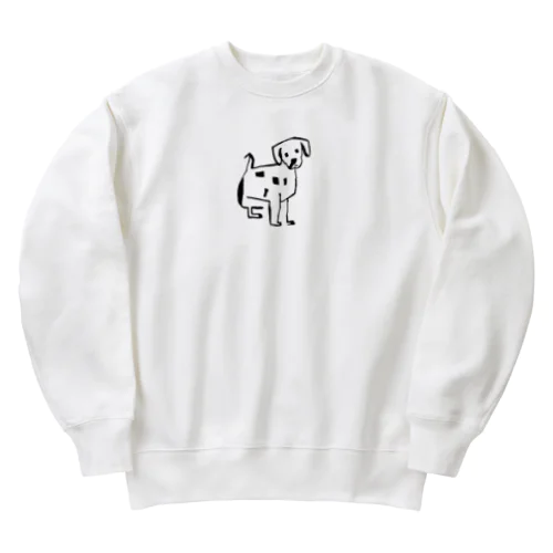 下手くそな犬 Heavyweight Crew Neck Sweatshirt