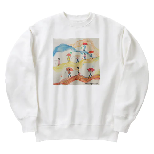 虹の架け橋 Heavyweight Crew Neck Sweatshirt