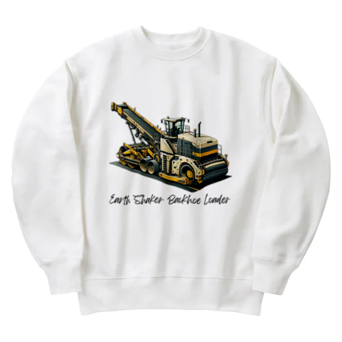 建設の達人 働く車 06 Heavyweight Crew Neck Sweatshirt