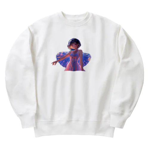 輝く少女 Heavyweight Crew Neck Sweatshirt