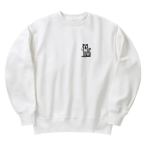 あくびネコ Heavyweight Crew Neck Sweatshirt