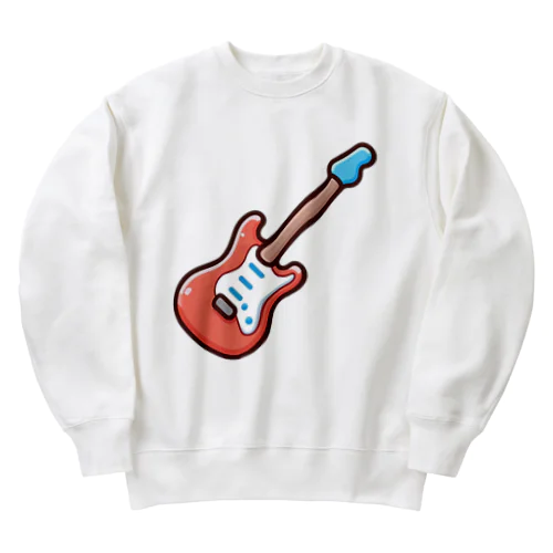 エレキギター君 Heavyweight Crew Neck Sweatshirt