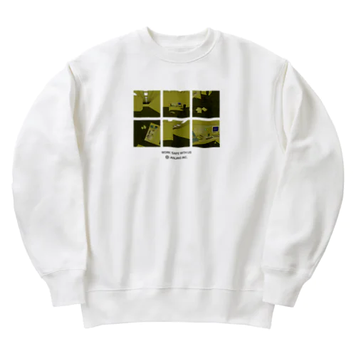 ANJING INC. MERCH / Pixelated version Heavyweight Crew Neck Sweatshirt