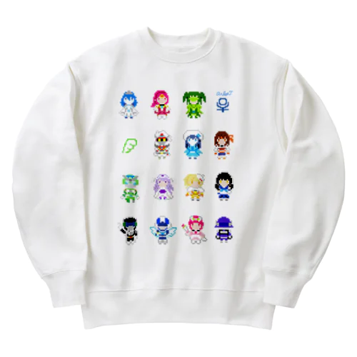 ドット絵 メインキャラ Heavyweight Crew Neck Sweatshirt