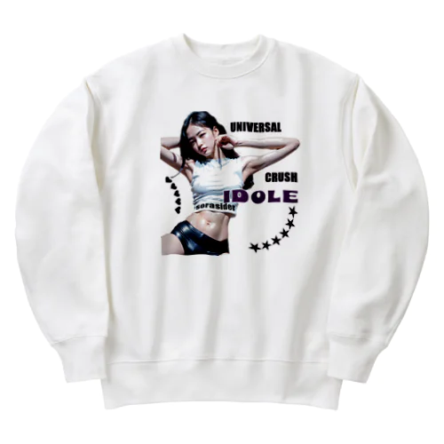 ガールクラッシュ♥アイドル♥ Heavyweight Crew Neck Sweatshirt