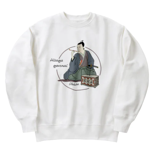 平賀源内とエレキテル Heavyweight Crew Neck Sweatshirt