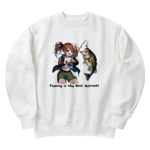  釣り女子 ツリガール 04 Heavyweight Crew Neck Sweatshirt