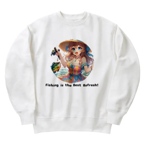 釣り女子 ツリガール 03 Heavyweight Crew Neck Sweatshirt