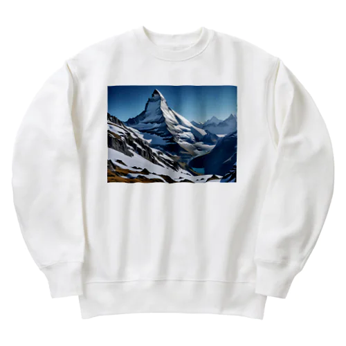 アルプスの守り手 マッターホルン Heavyweight Crew Neck Sweatshirt