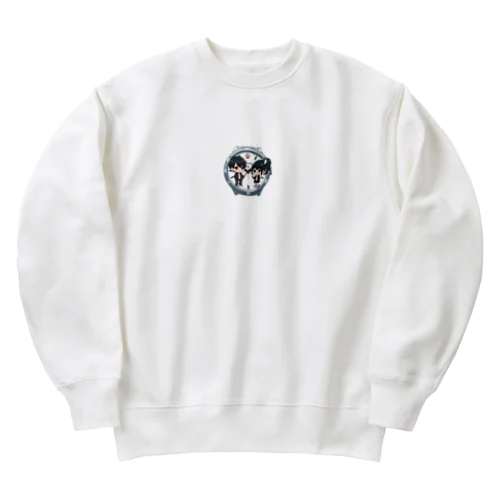 同じ時間を刻もう Heavyweight Crew Neck Sweatshirt