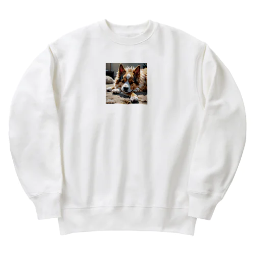 子犬 Heavyweight Crew Neck Sweatshirt