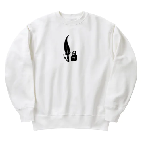 羽ペン Heavyweight Crew Neck Sweatshirt