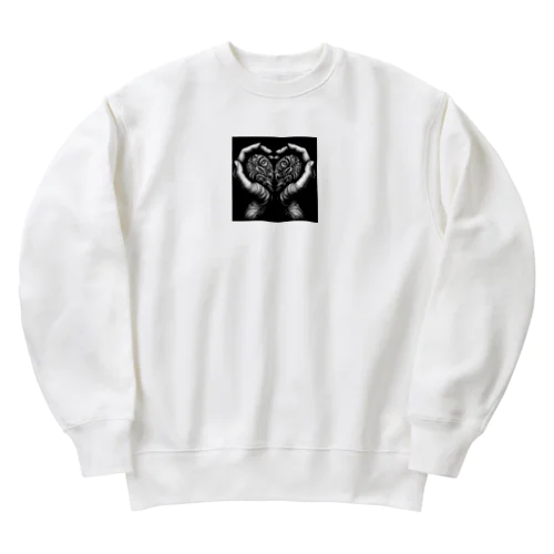 愛をつつむ Heavyweight Crew Neck Sweatshirt